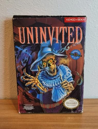 NES UNINVITED CIB 1991 AUTHENTIC TESTED WORKING