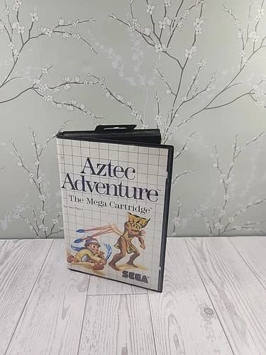 Aztec Adventure (Sega Master System, 1988) SMS CIB Complete w/ Manual Tested
