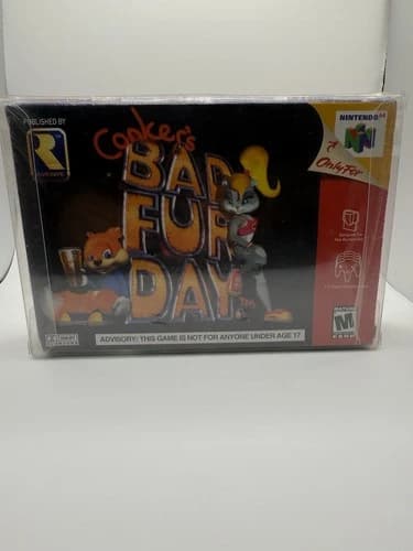 Conker's Bad Fur Day (Nintendo 64 N64) Complete in Box CIB