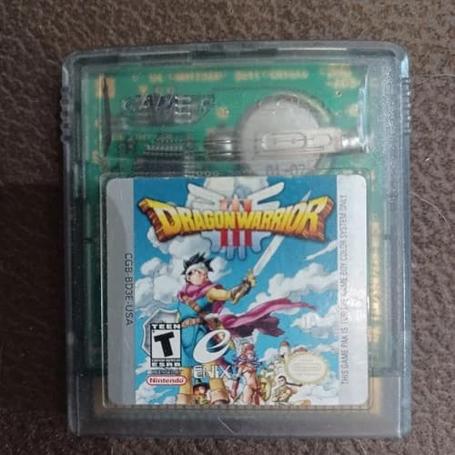 Dragon Warrior III Nintendo Game Boy Color GBC Game Only