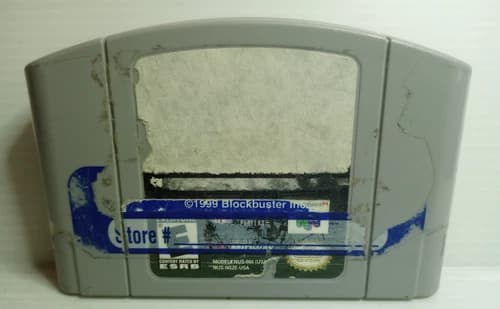 NFL Blitz Special Edition Nintendo 64 N64 Authentic Cartridge Bad Label Cdtn.