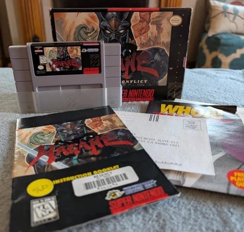 Hagane The Final Conflict (Super Nintendo SNES) Authentic Complete w/ Manual