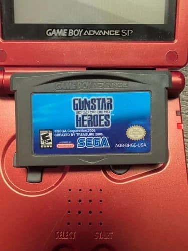 SEGA Gunstar Super Heroes - Nintendo Game Boy Advance Cartridge Only - Tested