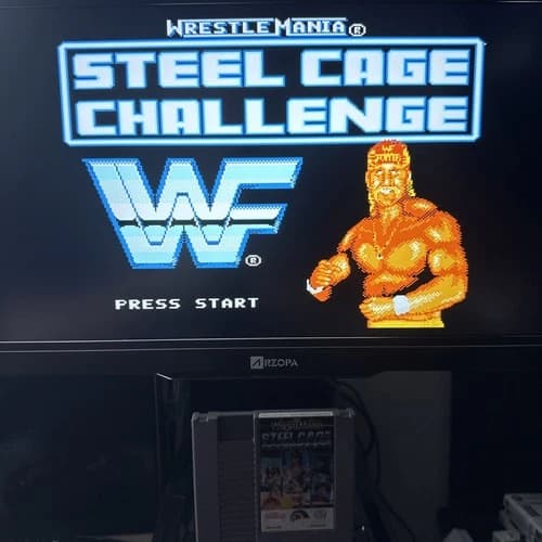 WWF Wrestle Mania Steel Cage Challenge (Nintendo, NES, 1992)
