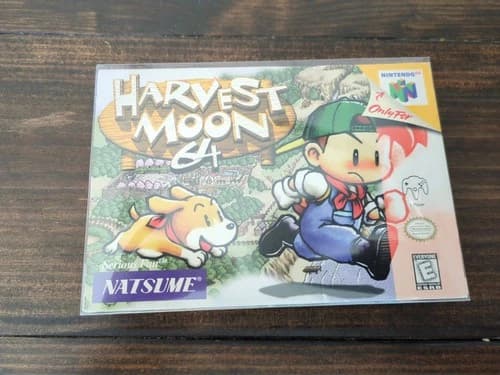 Harvest Moon 64 for Nintendo 64 N64 Complete In Box CIB Great Shape