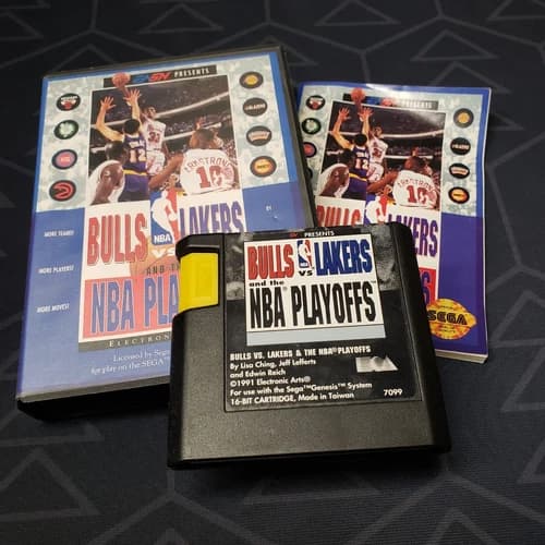 Bulls vs Lakers and the NBA Playoffs (Sega Genesis) 1991 basketball video game