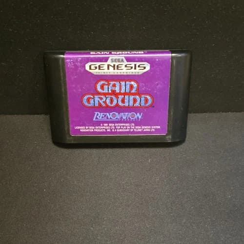 Renovation Products Gain Ground Sega Genesis Game Cartridge 1991