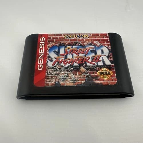 Super Street Fighter II Sega Genesis 1994 Capcom, Tested And Working Cartridge