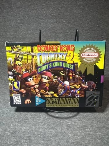 Donkey Kong Country 2: Diddy's Kong Quest Super Nintendo SNES CIB 6