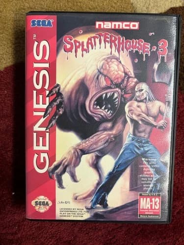 Splatterhouse 3 Sega Genesis Used - Tested NO RESERVE