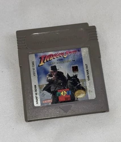 Nintendo Game Boy – Indiana Jones and the Last Crusade – Loose Cartridge – Fair