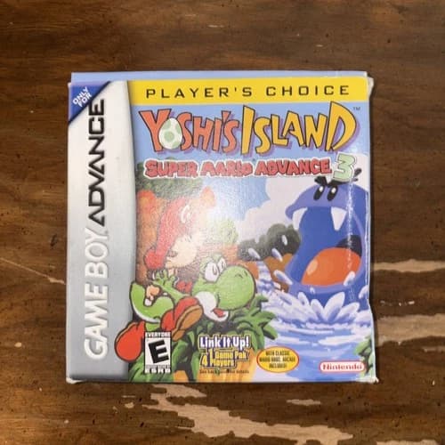 Yoshi’s Island, Super Mario Advance 3 GBA Video Game Gameboy Advance 2002