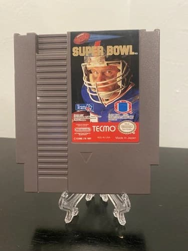 NES Tecmo Super Bowl Video Game - CIB (Nintendo 1991)