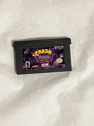 Crash Bandicoot Purple Ripto's Rampage Cartridge Only (Nintendo GBA 2004) Tested