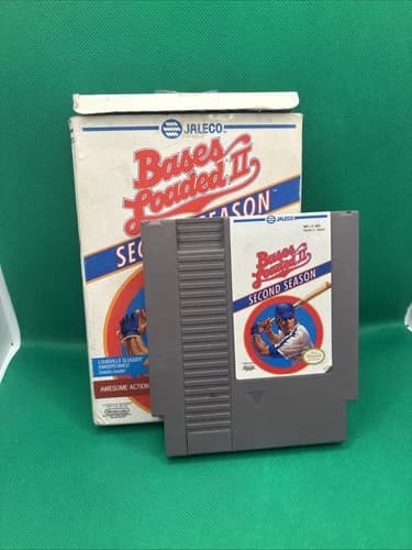 Bases Loaded II: Second Season NES Nintendo. Authentic. Tested.