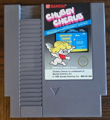 Chubby Cherub Nintendo NES Authentic Tested