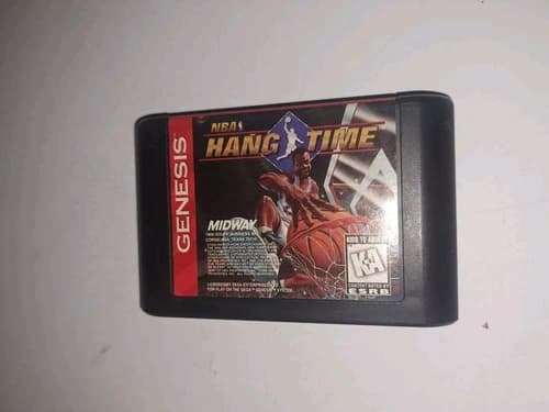 NBA HangTime (Sega Genesis, 1996) Basketball Game Authentic Tested!