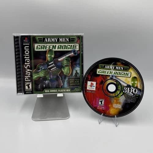 Army Men Green Rogue (Sony PlayStation 1 PS1) CIB Tested & Working