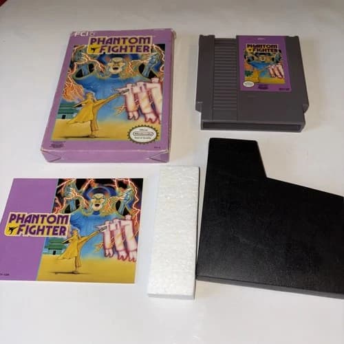 Phantom Fighter Nintendo Nes Complete CIB Cleaned & Tested Authentic