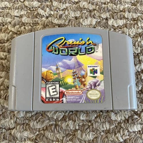 Cruis'n World N64 (Cruisin) Authentic Nintendo 64 Cartridge Only, Tested & Works