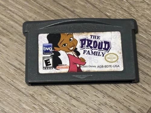The Proud Family Nintendo Game Boy Advance GBA Cleaned & Tested Authentic