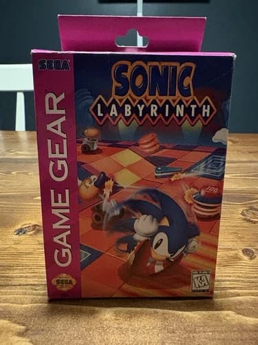 Sonic Labyrinth Sega Game Gear Complete With Box And Manual Great Condition