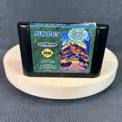 SEGA Genesis - Beauty and the Beast: Roar of the Beast - Cartridge Only - Tested