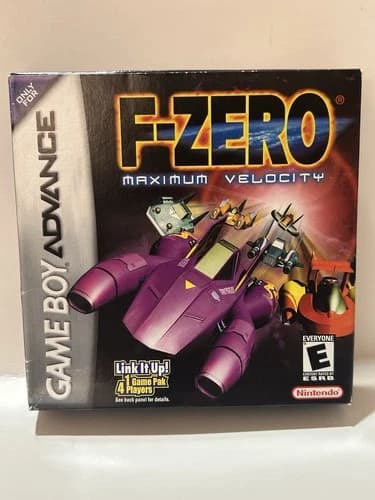F-Zero Maximum Velocity Nintendo Game Boy Advance GBA Complete in Box CIB Tested