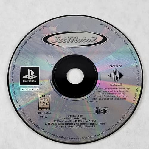 Jet Moto 2 - Loose Sony PS1 Playstation 1 Disc