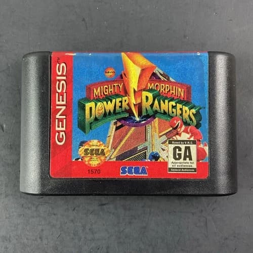 Mighty Morphin Power Rangers (Sega Genesis, 1994) Authentic Cart Only