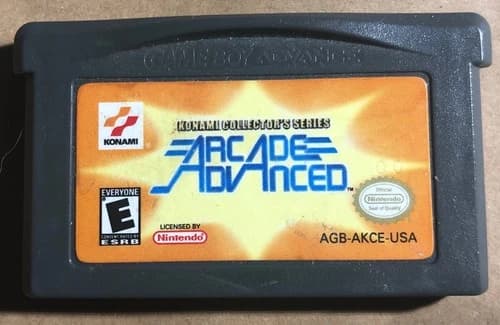 Konami Collector's Series Arcade Advanced Nintendo Game Boy Advance 2002 GBA