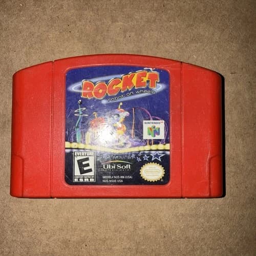 Rocket: Robot on Wheels Nintendo 64 N64 Cleaned Tested Authentic Super Rare Game