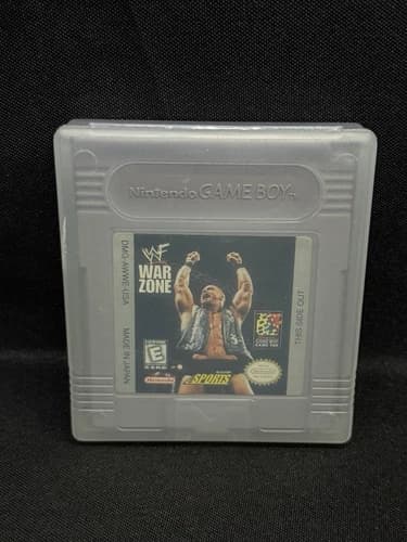 WWF War Zone Wrestling Vintage Nintendo Game boy 1998