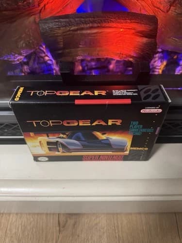 Top Gear (Super Nintendo, 1992) SNES - With Box And Manual CIB