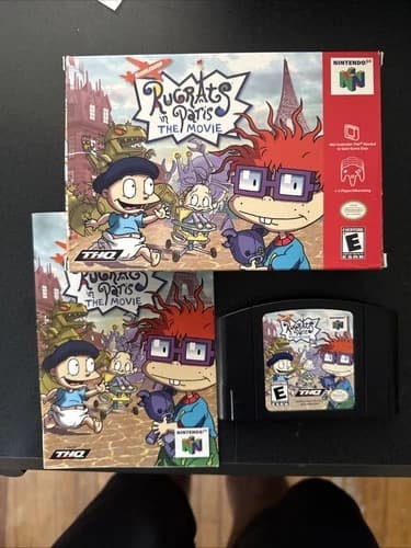 Rugrats In Paris Movie (Nintendo 64 N64) Complete in Box CIB