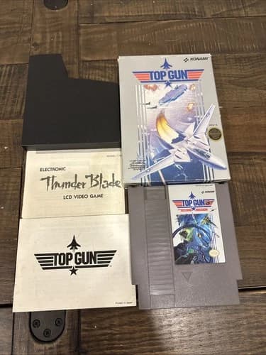 Top Gun (Nintendo Entertainment System NES, 1987) Complete CIB