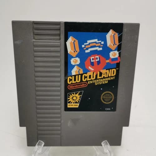 Clu Clu Land (Nintendo NES, 1985) CART ONLY AUTHENTIC
