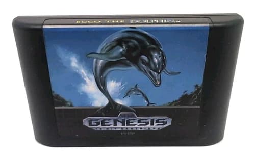 Ecco the Dolphin - Sega Genesis - Cart Only - Tested - Authentic - Works - Nice