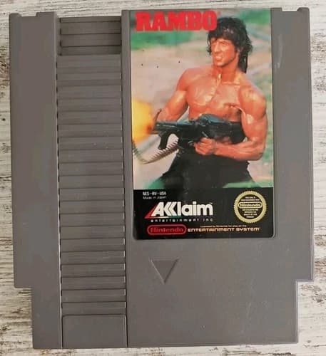 Nintendo NES "Rambo" game