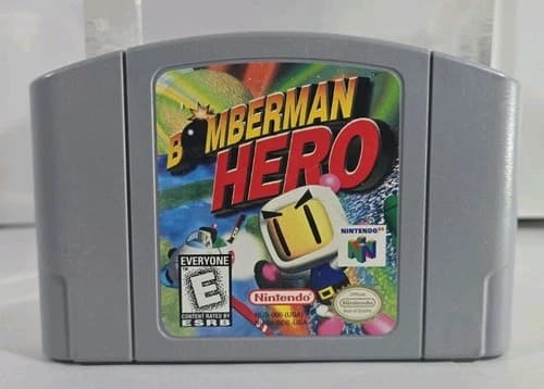 Bomberman Hero Nintendo 64 N64 Cartridge Only Authentic