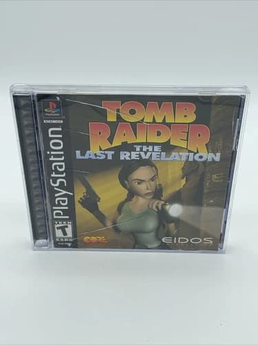 Tomb Raider The Last Revelation Sony PlayStation 1 (1999) PS1 Black Label