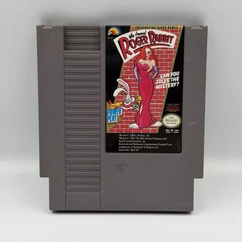 Who Framed Roger Rabbit (Nintendo, NES) Cart Only - Tested