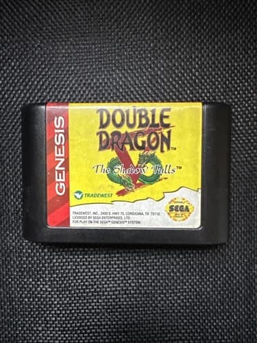 Double Dragon V: The Shadow Falls (Sega Genesis)- Authentic, (Game only)