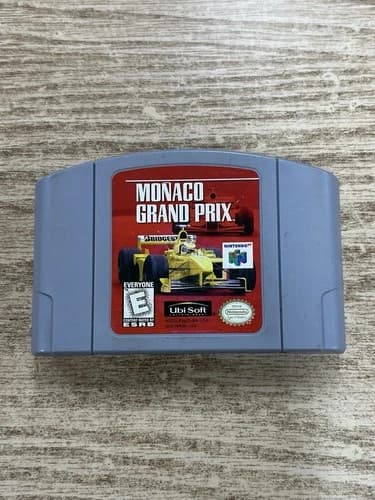 Monaco Grand Prix - Nintendo 64 N64 CARTRIDGE ONLY AUTHENTIC