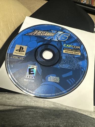 Mega Man X6 (Sony PlayStation 1, 2001) Tested Disc Only