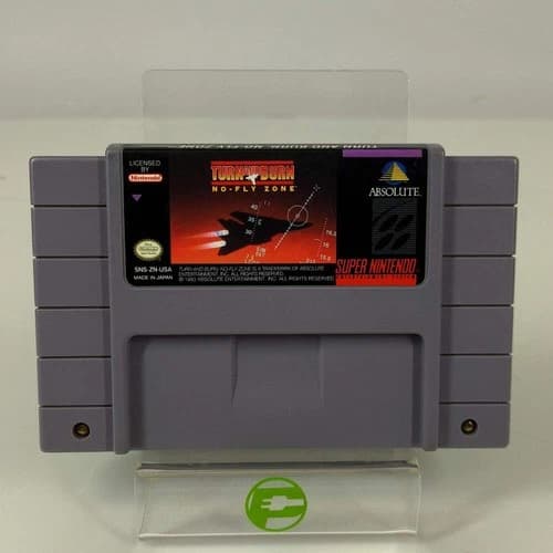 Turn and Burn No Fly Zone (Super Nintendo SNES, 1994) Cartridge Only