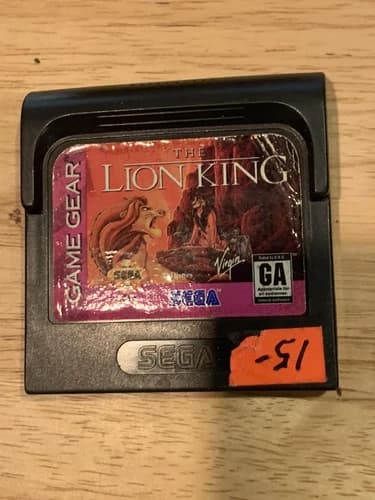 Lion King - Sega Game Gear Game
