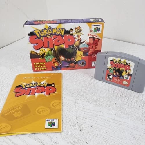 Pokemon Snap Nintendo 64 N64 Game CIB Box Manual Cartridge Tested