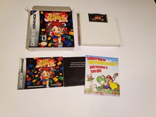 Super Puzzle Fighter II (Game Boy Advance GBA, 2003) ☆ Complete ☆