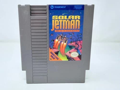 Solar Jetman: Hunt for the Golden Warpship (Nintendo, NES, 1990) TESTED & WORKS